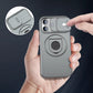 Darbeye dayanıklı lens korumalı braketli telefon kılıfı (iPhone15/14/13/12/11 için)